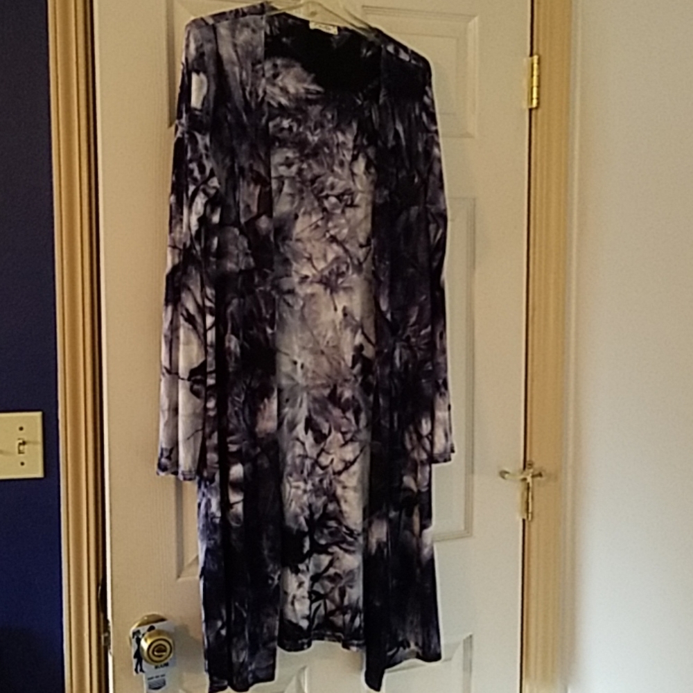 Tie dye cardigan